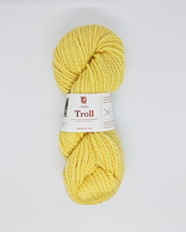 Troll, lys gul