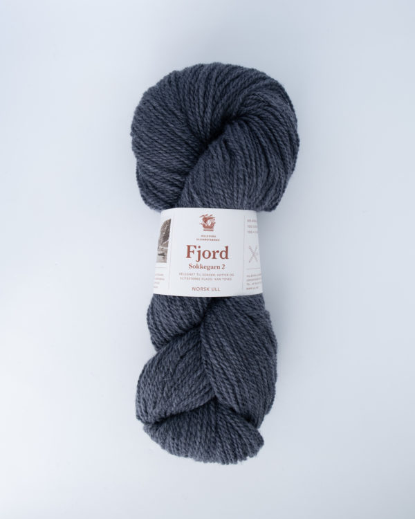 Fjord sokkegarn 2, blågrå