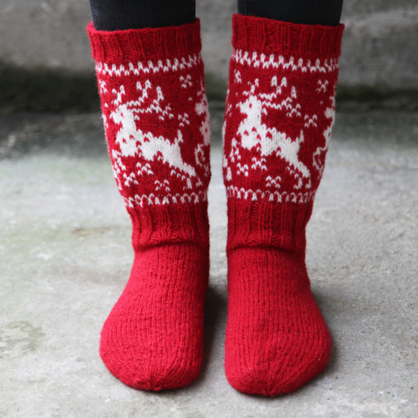 Reindeer socks