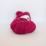 Vidde lamullgarn, cerise