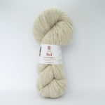 Sol lamullgarn, melert lys beige