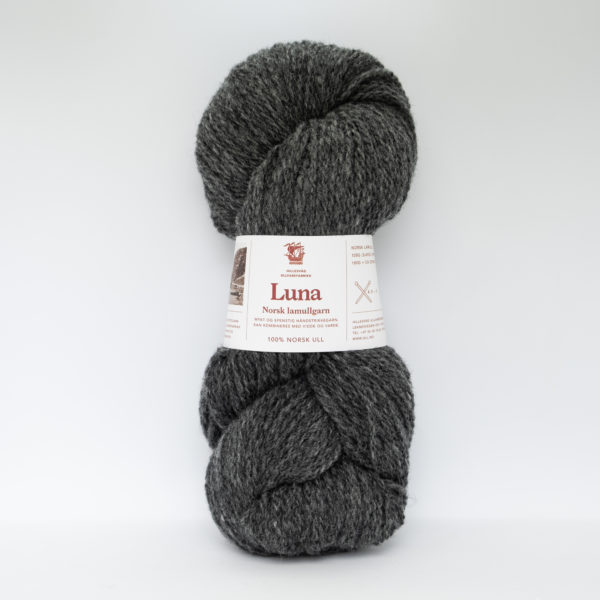 Luna lamullgarn, lys koksgrå