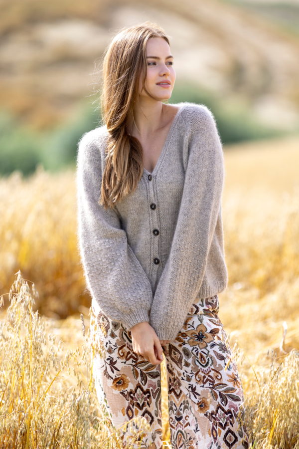 Disa cardigan - Vilje/Silk Mohair