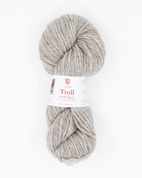 Troll, melert lys brun
