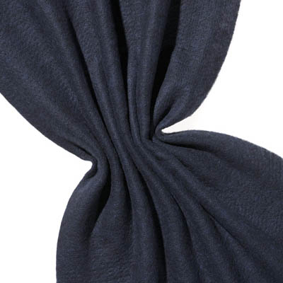 Nålefilt ull/silke 120 cm - 100g/m, svart/blå