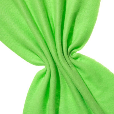 Nålefilt ull/silke 120 cm - 100g/m, neon grønn/neon grønn