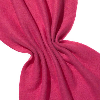 Nålefilt ull/silke 120 cm - 100g/m, rosa/passion red