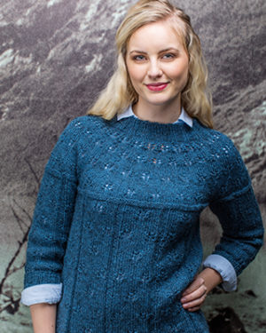 Perline genser (Norsk Pelsullgarn) - oppskrift