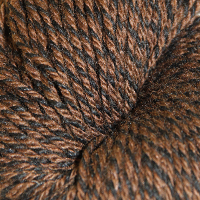 Fjell sokkegarn 3, brun/svart molinert